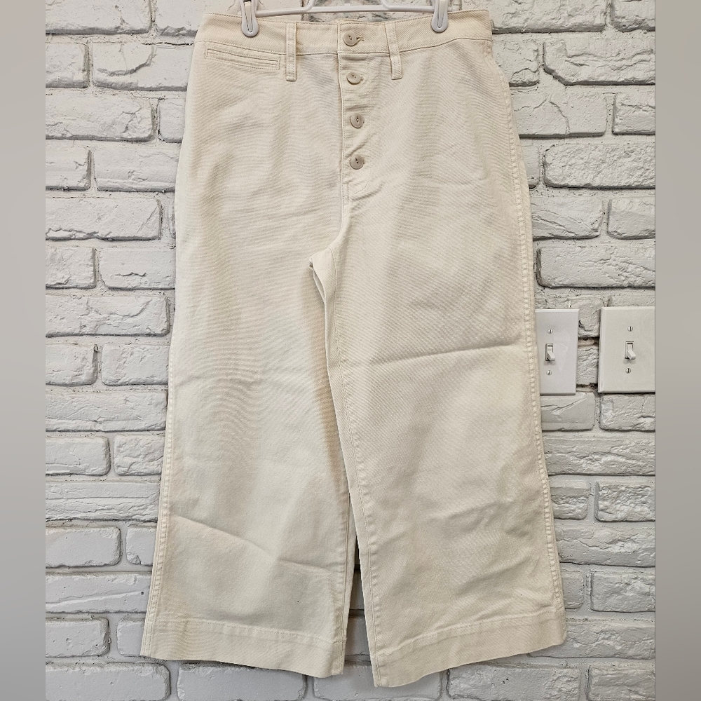 NWOT Madewell wide-leg crop pants petite 30